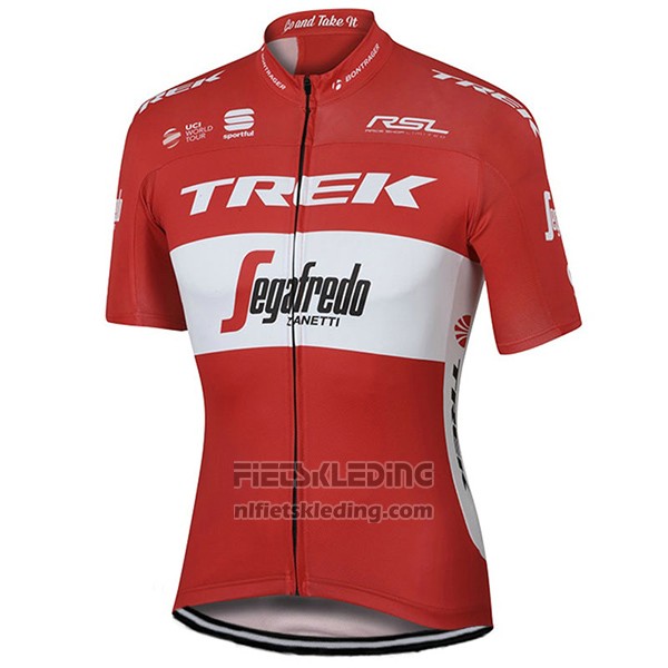 2017 Fietskleding Trek Segafredo Kampioen Australie Korte Mouwen en Koersbroek